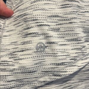 lululemon athletica Gray Striped Tank Top